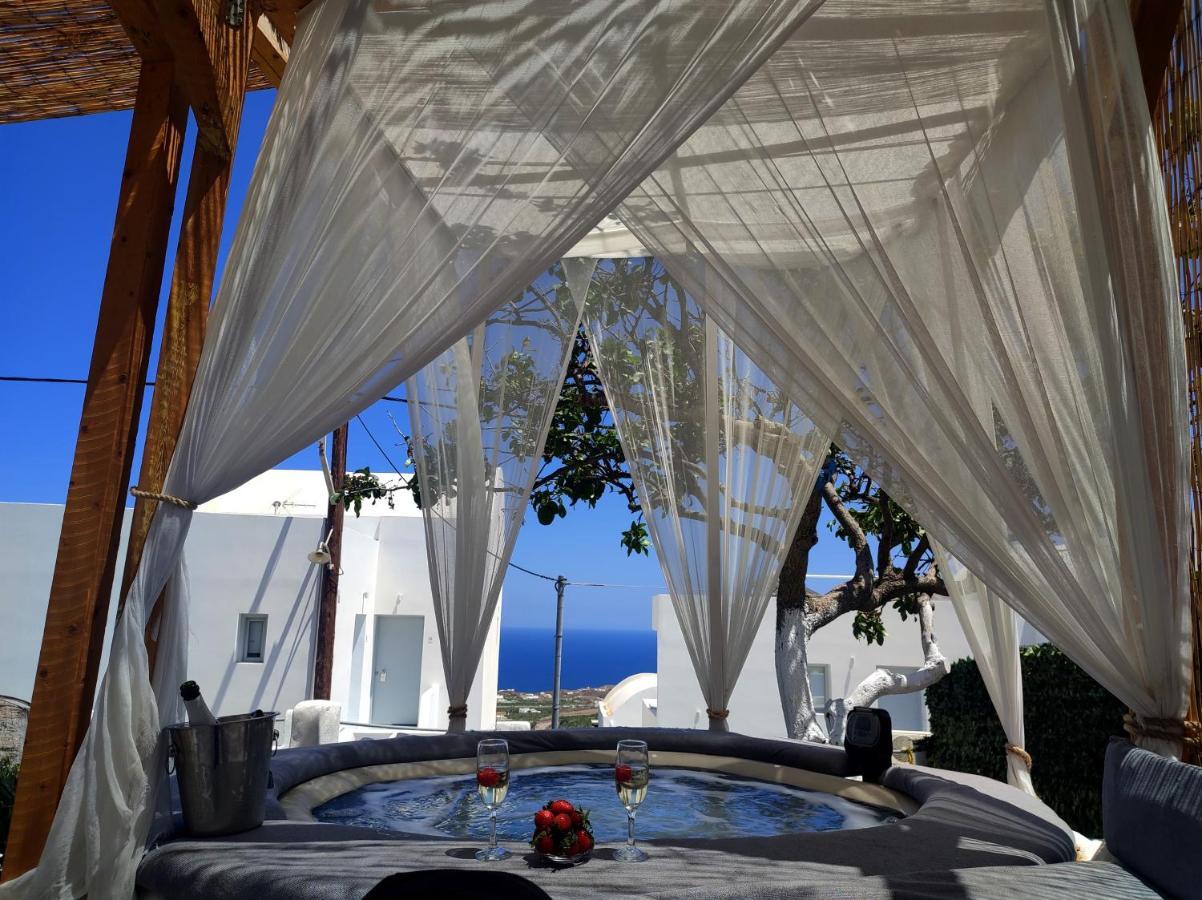 El Patron Santorini Villa Firá Buitenkant foto